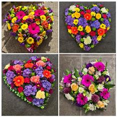 Vibrant Florist Choice Heart