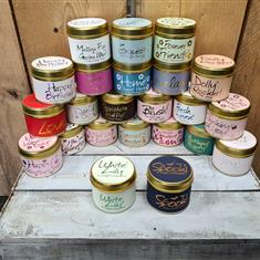 Lily Flame Candle Tin
