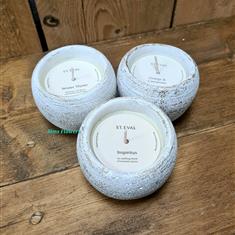 St Eval Ceramic Candle- 147gms