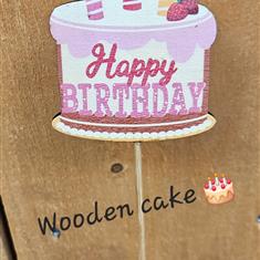 Decorative pick- CAKE